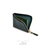 Comme Des Garcons CDG Classic Wallet - SA3100 Navy & Bottle Green Grøn | 15643-UYXD