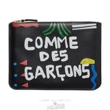 Comme Des Garcons CDG Diana Ejaita Wallet / SA5100DJ-1 Diana Ejaita Special Graffiti Pattern | 47892-ODKV