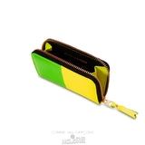 Comme Des Garcons CDG Fluo Squares Wallet - SA410XFS Fluo Squares Green/Yellow | 89174-DARM