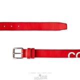 Comme Des Garcons CDG Huge Logo Belt - SA0911HL All Belts Rød | 19536-EQBC