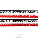 Comme Des Garcons CDG Huge Logo Belt - SA0911HL All Belts Rød | 19536-EQBC