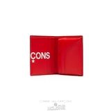 Comme Des Garcons CDG Huge Logo Wallet - SA0641HL Huge Logo Rød | 06429-QGWO