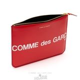 Comme Des Garcons CDG Huge Logo Wallet - SA5100HL Huge Logo Rød | 07592-KEWX