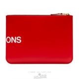 Comme Des Garcons CDG Huge Logo Wallet - SA5100HL Huge Logo Rød | 07592-KEWX