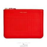 Comme Des Garcons CDG Intersection Wallet - SA5100LS Intersection Rød | 46158-YDSB