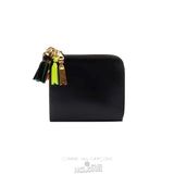 Comme Des Garcons CDG Lynlås Pull Wallet - SA3100ZP Zipper Pull Sort | 68057-RMVS