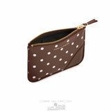 Comme Des Garcons CDG Polka Dot Wallet - SA8100PD Polka Dots Printed Brune | 02439-DKEW