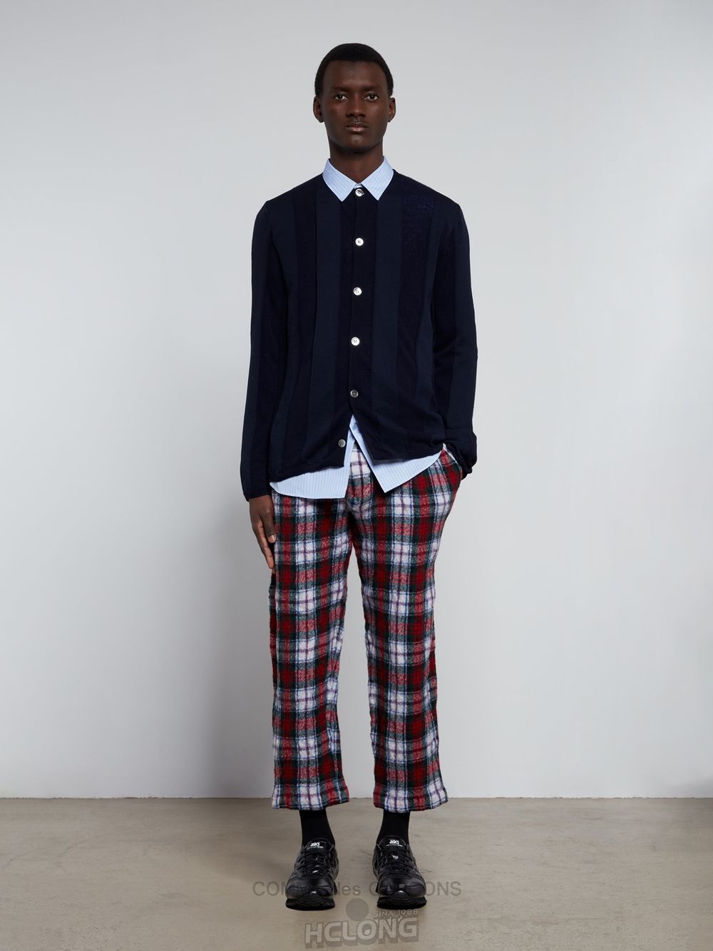 Comme Des Garcons CDG Shirt Forever - Classic Fit Woven Bomulds Shirt Toppe Herre Blå | 53987-SBCY