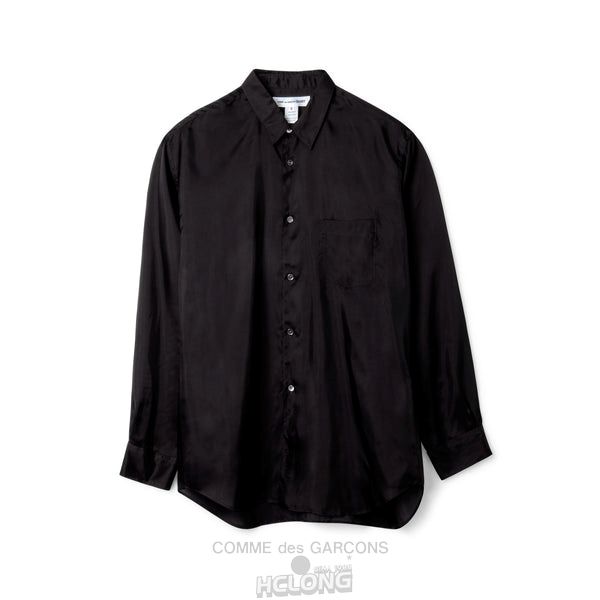 Comme Des Garcons CDG Shirt Forever / FZ-B132-PER-1 / CUPRO SHIRT Toppe Herre Sort | 35671-RPAE