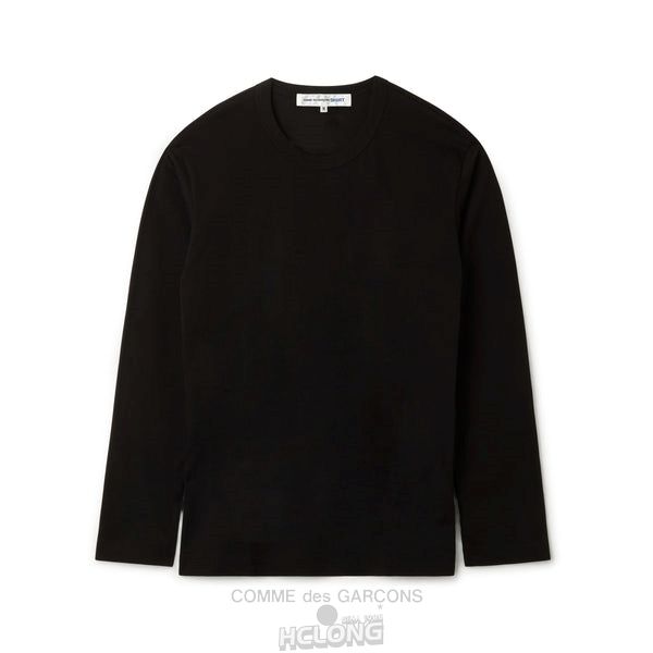 Comme Des Garcons CDG Shirt Forever / FZ-T001-PER-1 / L/S T-Shirt Long Sleeve Herre Sort | 79162-MVKF