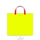 Comme Des Garcons CDG Super Fluo Tote Bag - SA9000SF Super Fluo Yellow/Orange | 34761-ZISY