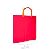 Comme Des Garcons CDG Super Fluo Tote Bag - SA9000SF Super Fluo Pink/Yellow | 89542-PUBN