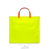 Comme Des Garcons CDG Super Fluo Tote Bag - SA9000SF Super Fluo Pink/Yellow | 89542-PUBN