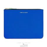 Comme Des Garcons CDG Super Fluo Wallet - SA5100SF Super Fluo Orange/Blue | 14938-TPDI