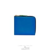 Comme Des Garcons CDG Super Fluo Wallet - SA3100SF Super Fluo Orange/Blue | 34795-ZBIP