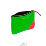 Comme Des Garcons CDG Super Fluo Wallet - SA8100SF Super Fluo Blue/Green | 41605-EGMT