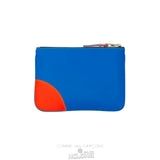 Comme Des Garcons CDG Super Fluo Wallet - SA8100SF Super Fluo Blue/Green | 41605-EGMT