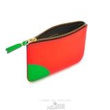 Comme Des Garcons CDG Super Fluo Wallet - SA8100SF Super Fluo Orange/Blue | 70364-NPKX