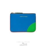 Comme Des Garcons CDG Super Fluo Wallet - SA8100SF Super Fluo Orange/Blue | 70364-NPKX