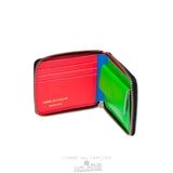 Comme Des Garcons CDG Super Fluo Wallet - SA7100SF Super Fluo Blå | 71068-CBHS