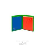 Comme Des Garcons CDG Super Fluo Wallet - SA0641SF Super Fluo Green/Orange | 76981-CYOL