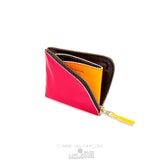 Comme Des Garcons CDG Super Fluo Wallet - SA3100SF Super Fluo Pink/Yellow | 79825-ZDHO