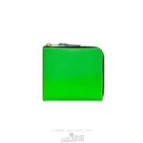 Comme Des Garcons CDG Super Fluo Wallet - SA3100SF Super Fluo Green/Orange | 81496-XLYR