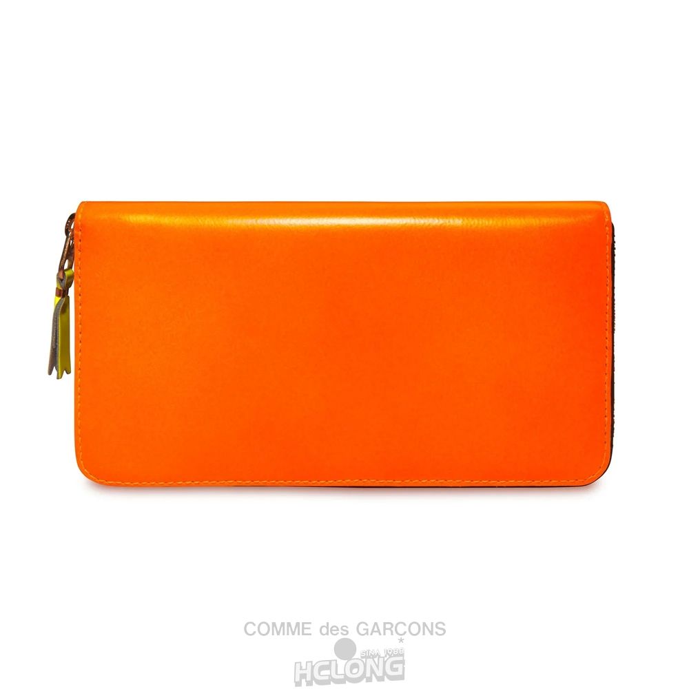 Comme Des Garcons CDG Super Fluo Wallet - SA0110SF Super Fluo Lyseorange | 96153-HOKR