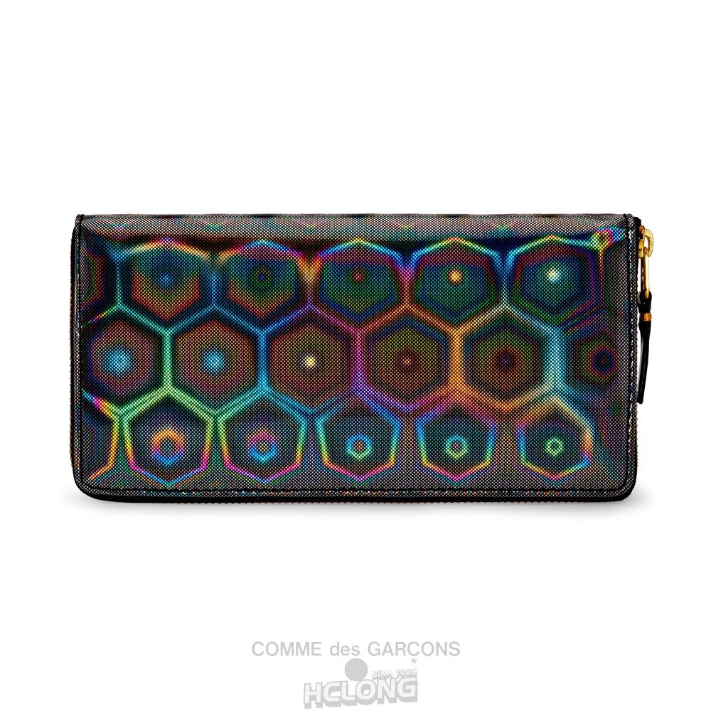 Comme Des Garcons CDG Wallet - Black Rainbow Wallet - SA011BR Black Rainbow Sort | 23674-MYOL