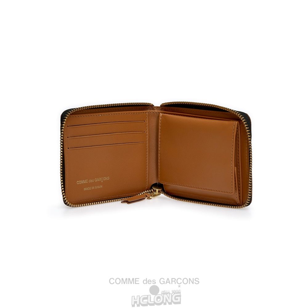 Comme Des Garcons CDG Wallet - Brick Full Zip Around Wallet - SA7100BK Brick Beige | 25046-JYUZ