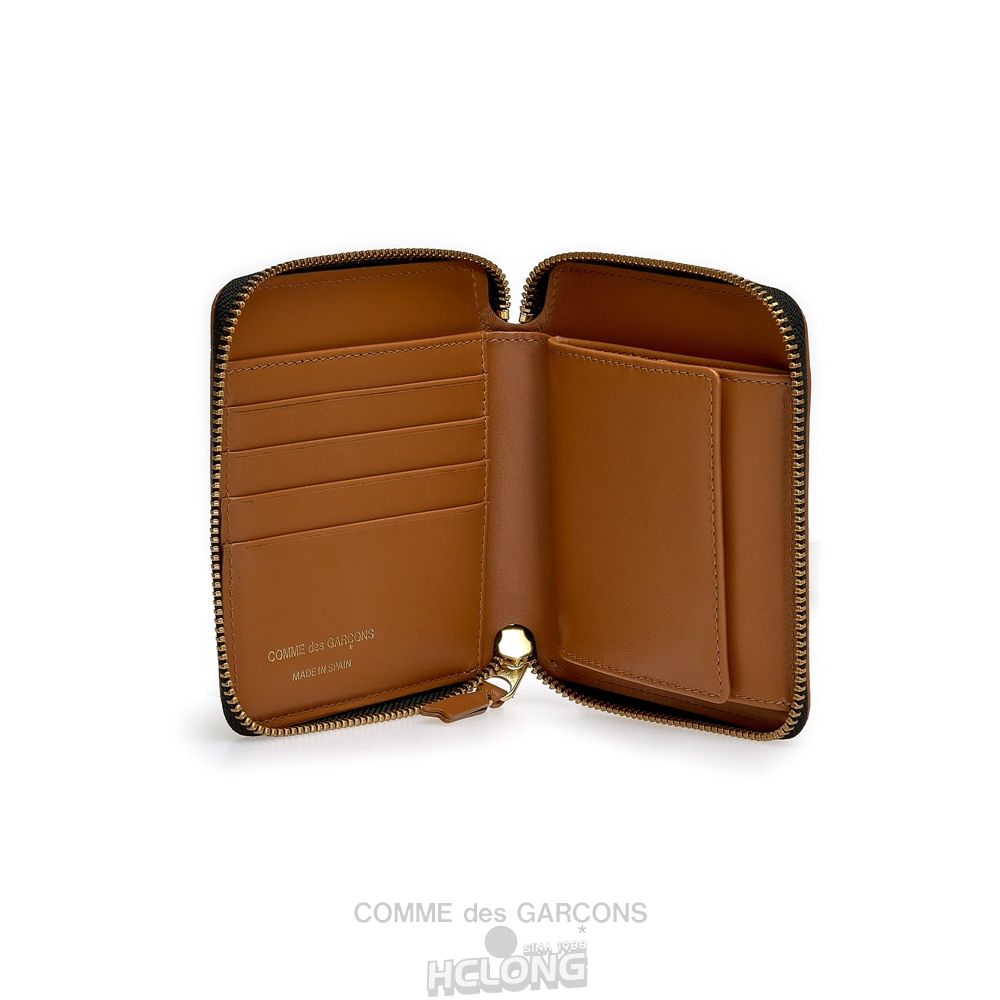 Comme Des Garcons CDG Wallet - Brick Full Zip Around Wallet - SA2100BK Brick Beige | 49786-MHBT