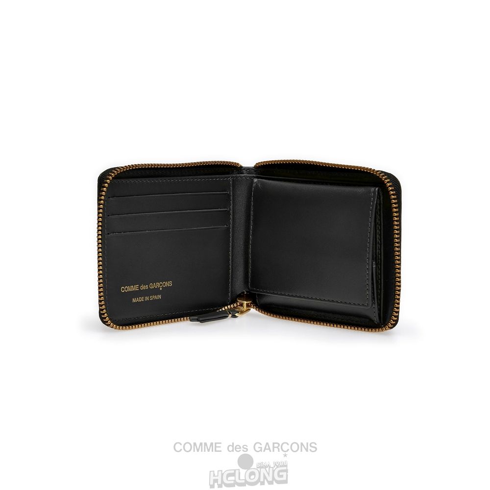 Comme Des Garcons CDG Wallet - Brick Full Zip Around Wallet - SA7100BK Brick Sort | 97362-LQFO