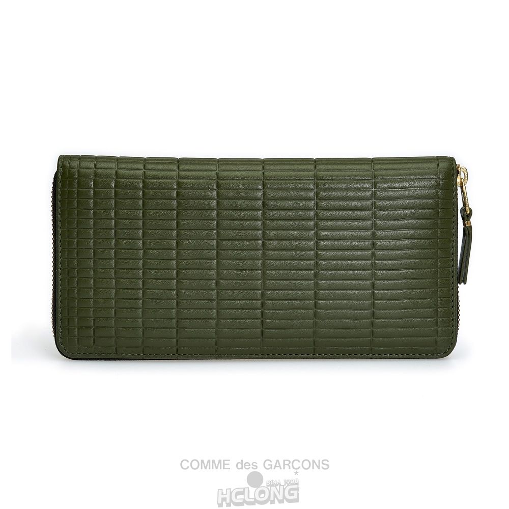 Comme Des Garcons CDG Wallet - Brick Wallet - SA0110BK Brick Khaki | 01942-NPMW