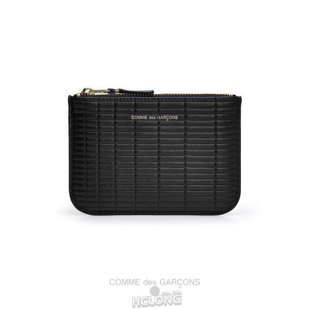 Comme Des Garcons CDG Wallet - Brick Wallet Zip Pouch - SA8100BK Brick Sort | 13207-RIJE