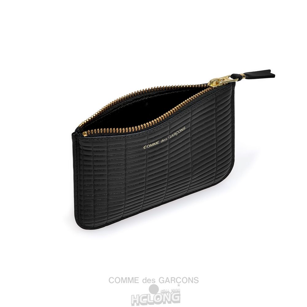 Comme Des Garcons CDG Wallet - Brick Wallet Zip Pouch - SA8100BK Brick Sort | 13207-RIJE