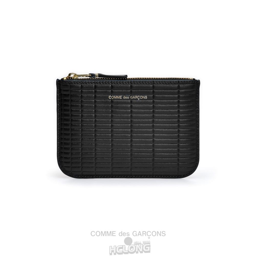 Comme Des Garcons CDG Wallet - Brick Wallet Zip Pouch - SA8100BK Brick Sort | 13207-RIJE