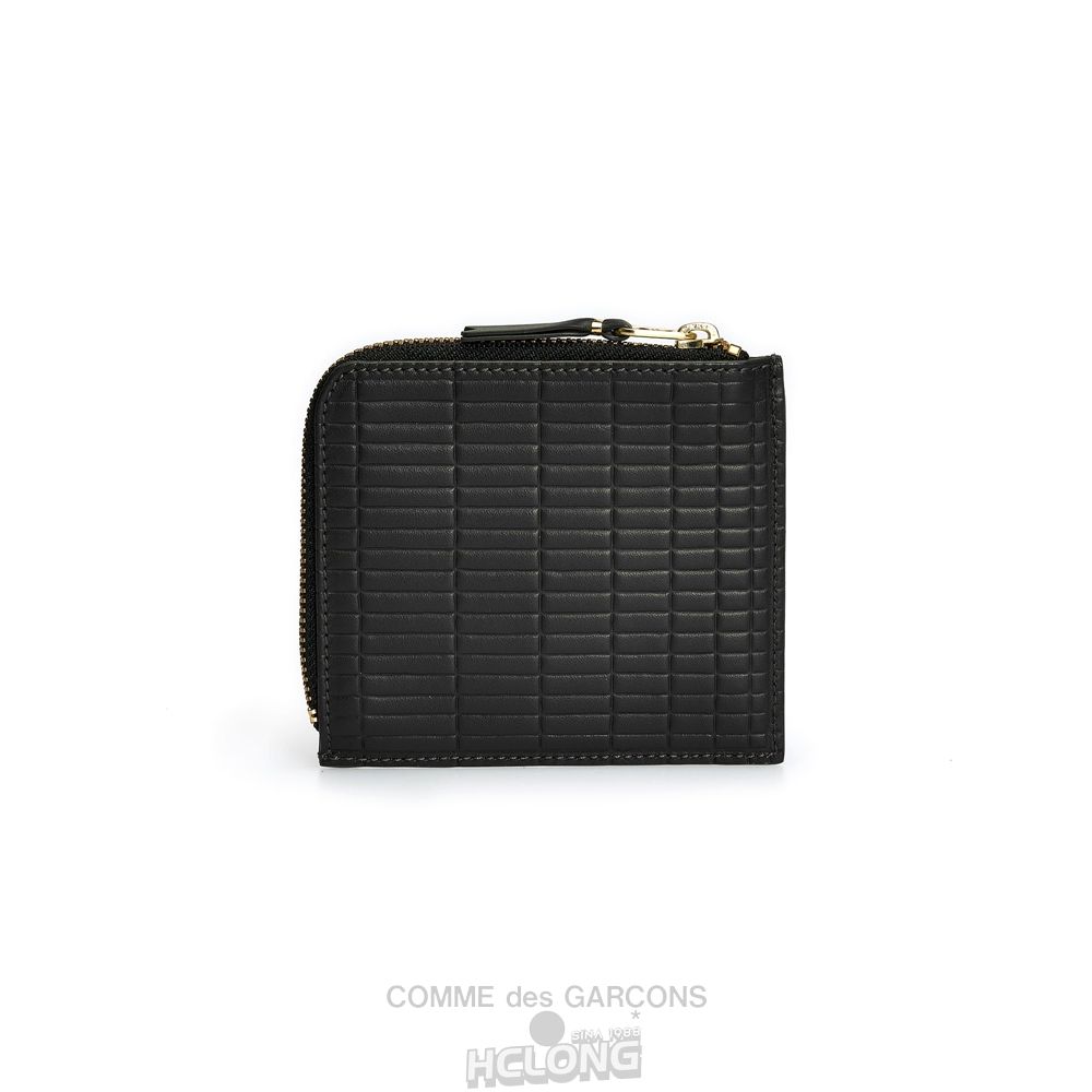 Comme Des Garcons CDG Wallet - Brick Zip Around Wallet - SA3100BK Brick Sort | 18079-ZOLS