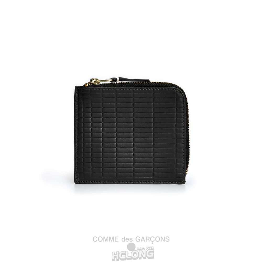 Comme Des Garcons CDG Wallet - Brick Zip Around Wallet - SA3100BK Brick Sort | 18079-ZOLS