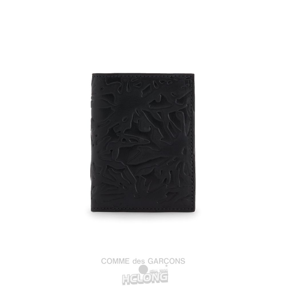 Comme Des Garcons CDG Wallet - Embossed Forest Bifold Wallet - SA0641EF Embossed Roots & Forest Sort | 57861-UIXO