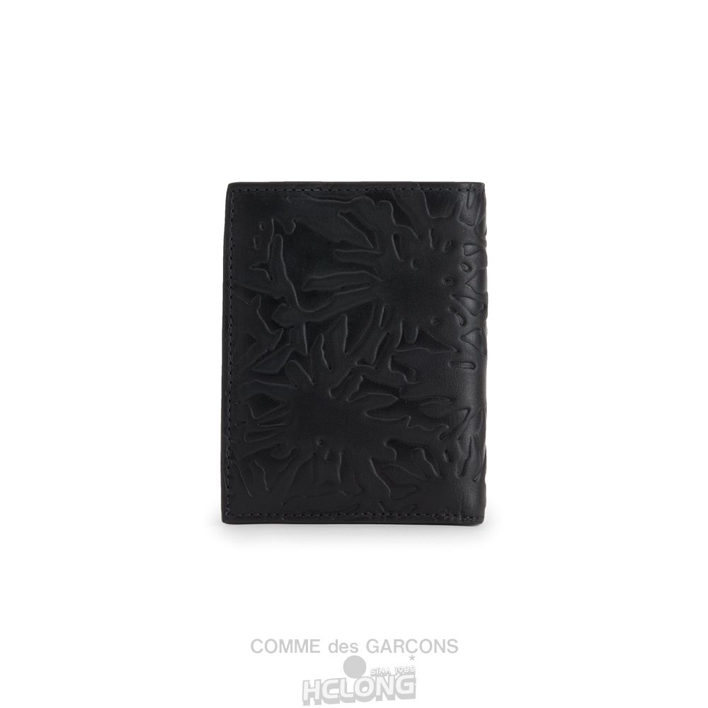 Comme Des Garcons CDG Wallet - Embossed Forest Bifold Wallet - SA0641EF Embossed Roots & Forest Sort | 57861-UIXO