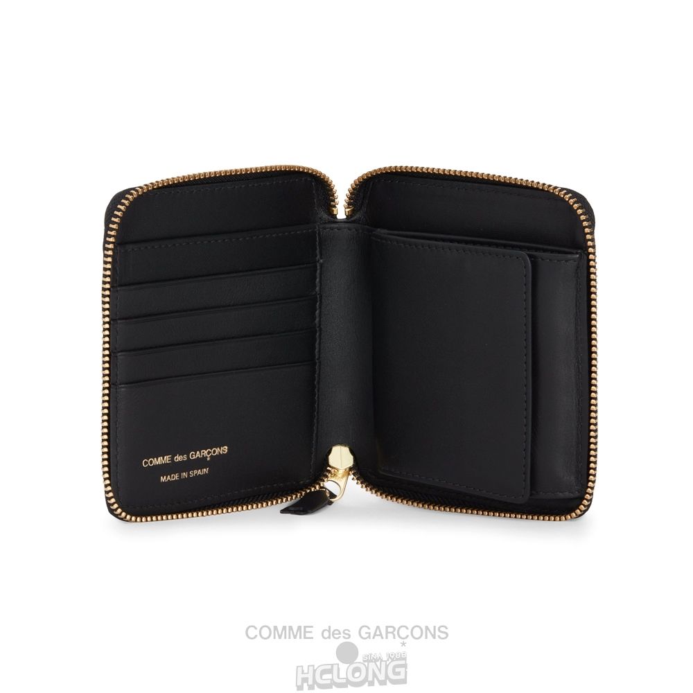 Comme Des Garcons CDG Wallet - Embossed Roots Full Zip Around Wallet - SA2100ER Embossed Roots & Forest Sort | 85129-EAOM