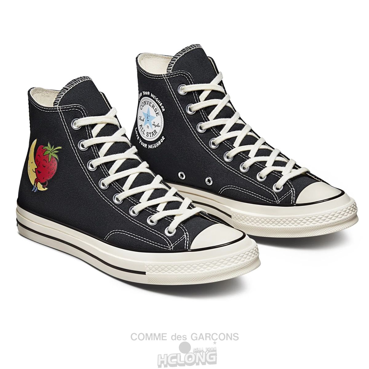 Comme Des Garcons CONVERSE x SKY HIGH FARM Workwear Chuck 70 High Top Unisex Sort | 32648-SCHX