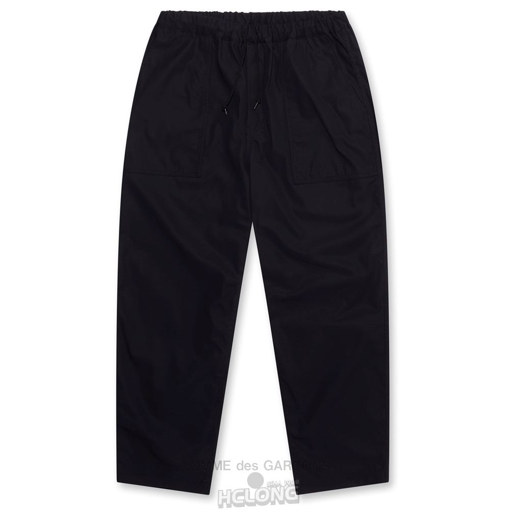 Comme Des Garcons Homme - Bomulds Gabardine Pants Bukser Herre Mørkeblå | 83752-MKNJ