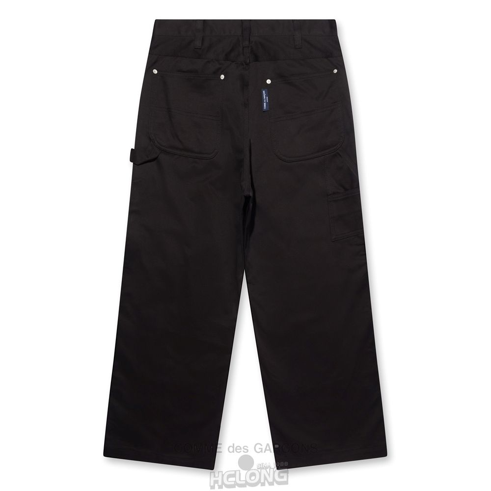 Comme Des Garcons Homme - Carpenter Pants Bukser Herre Sort | 24809-PMDN