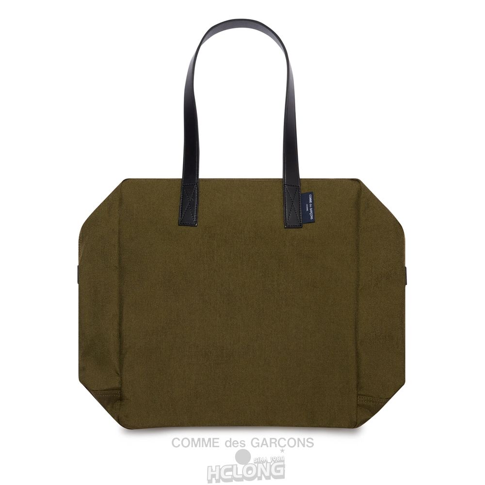 Comme Des Garcons Homme - Cordura Nylon Bowling Bag Taske Herre Khaki | 23590-QGNO