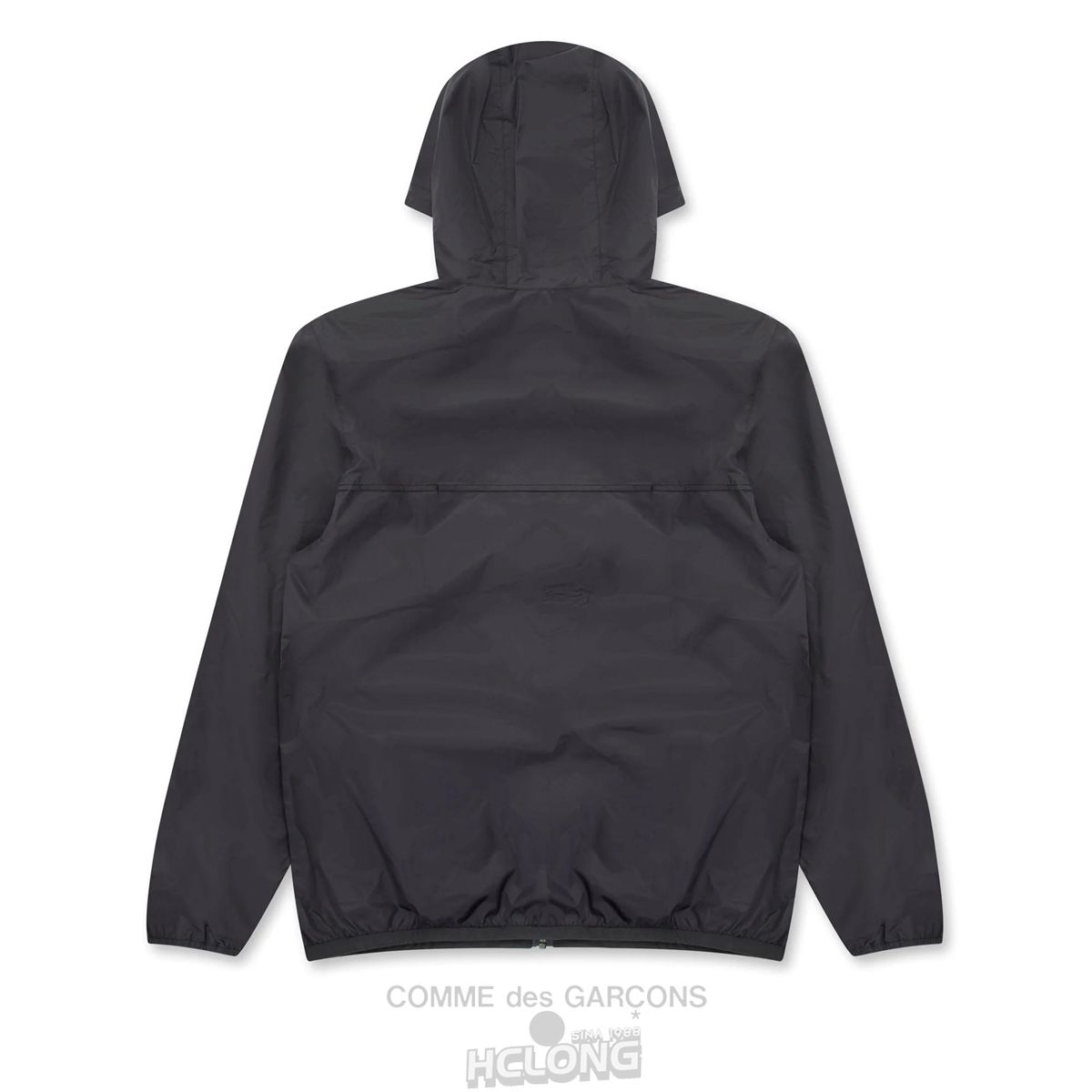 Comme Des Garcons K-WAY*PLAY Full Zip Jacket Hooded Sweatshirt Orange/Black | 51062-XOPG