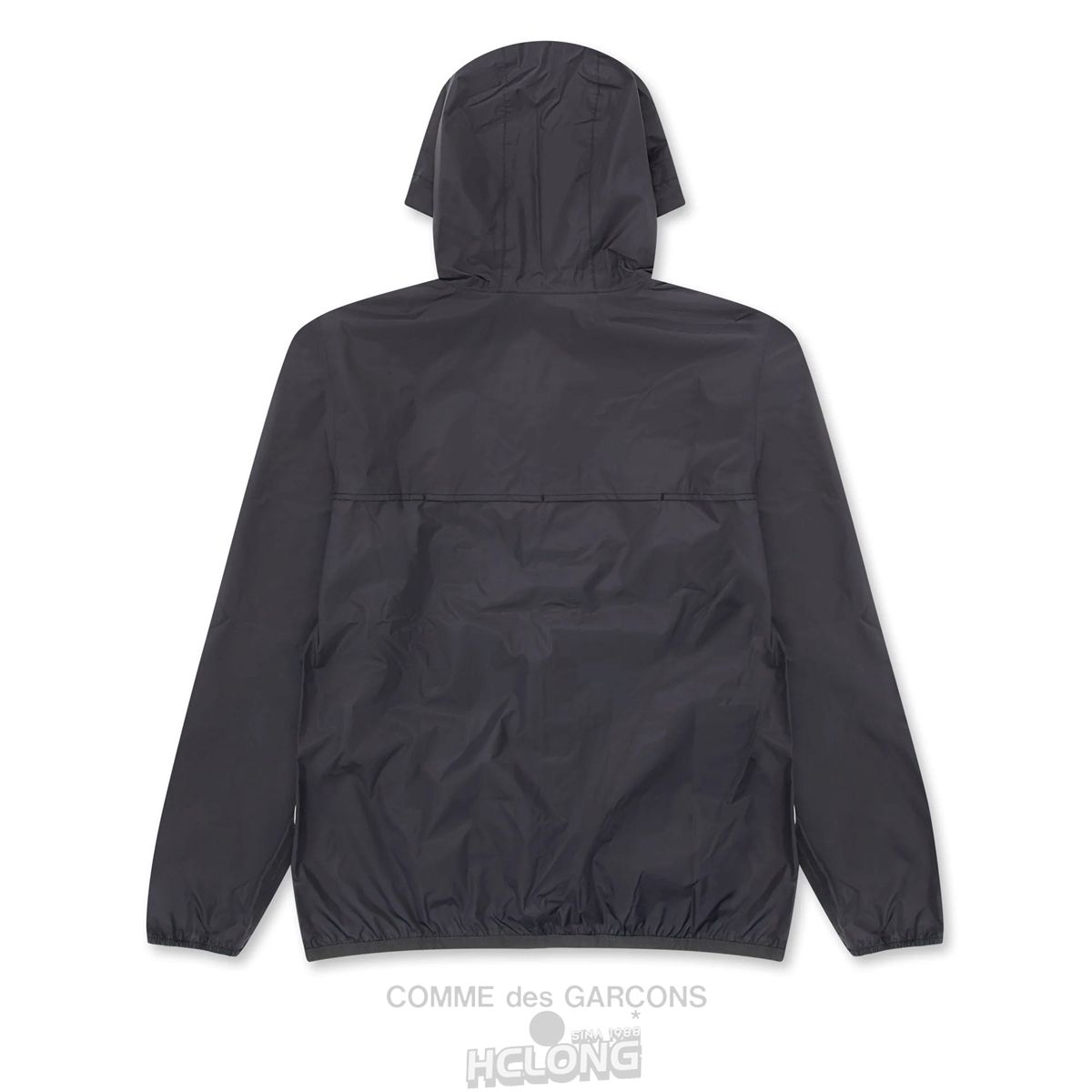 Comme Des Garcons K-WAY*PLAY Full Zip Jacket Hooded Sweatshirt Beige/Black | 71925-ZCRH