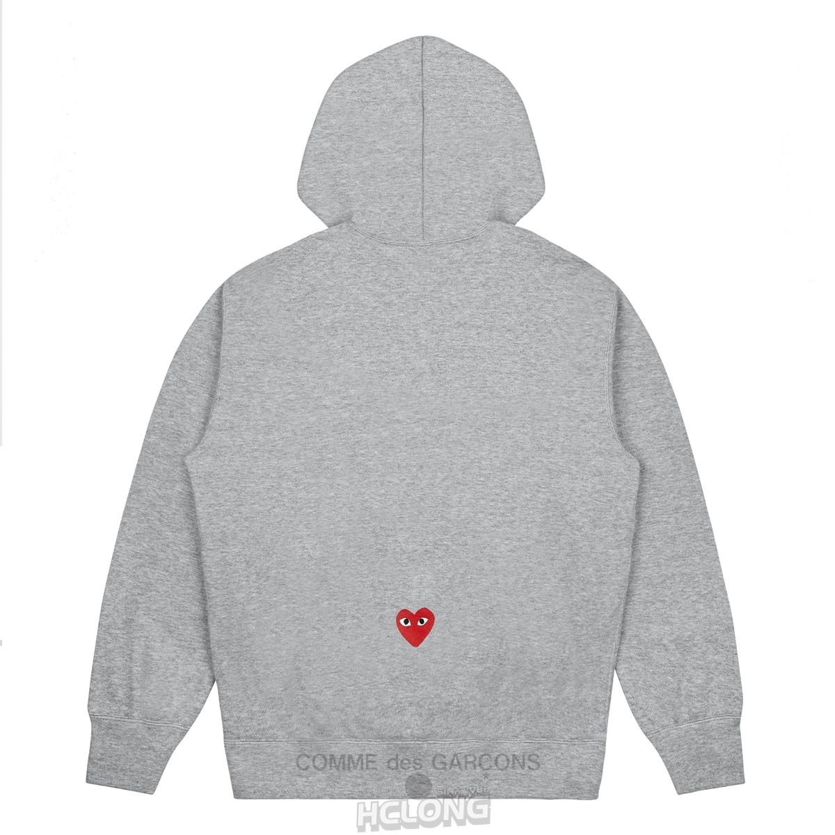 Comme Des Garcons PLAY Together X Converse Hætte Sweatshirt Hooded Sweatshirt Unisex Grå | 56324-KCGB