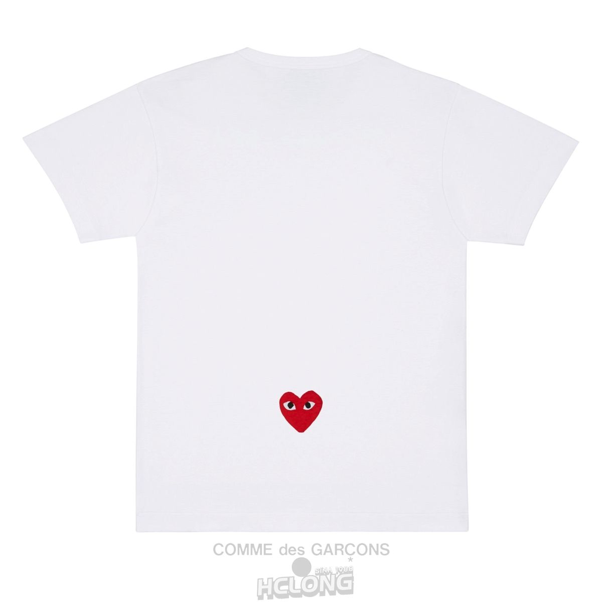 Comme Des Garcons PLAY Together X Converse T-Shirt Short Sleeve Herre Hvide | 72304-TSMO