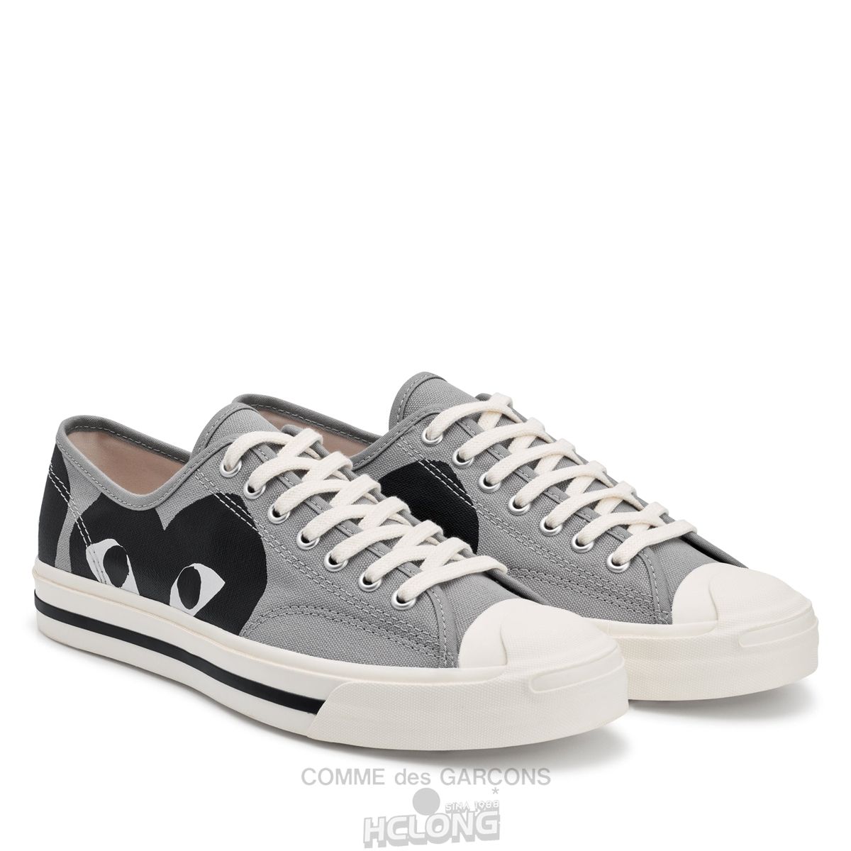 Comme Des Garcons Play Converse Low Top Black Heart Jack Purcell Sneakers Low Top Unisex Sort | 08495-GTRJ